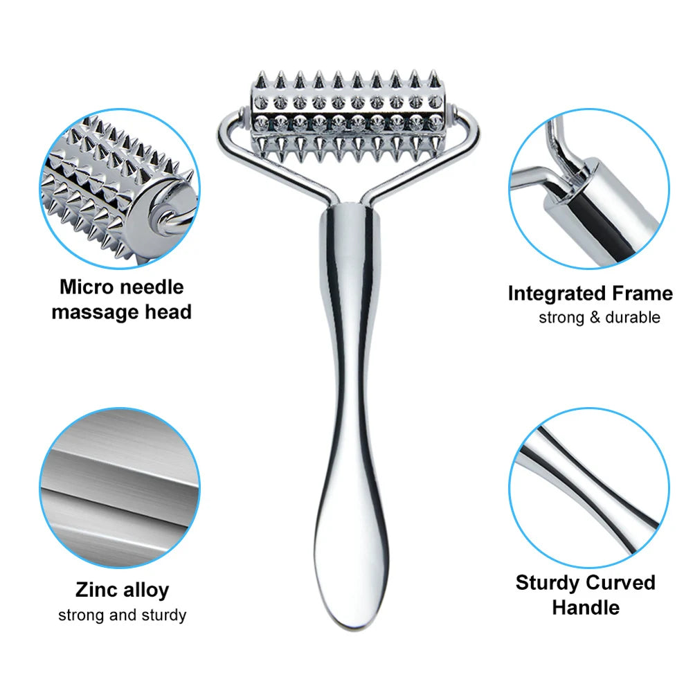 2in1 Mini Eye Massage Stick Face Lifting Massage Anti Cream Eye Pouch Dark Circles Spoon Applicator Facial Mixing Scoop Tool
