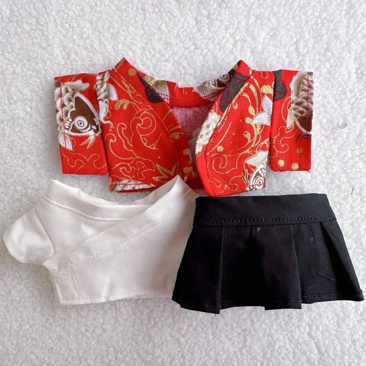 Labubu Doll Outfit Big Into Energy Style 15cm V3 Traditional Kimono Clothes Set for Ropa Labubu