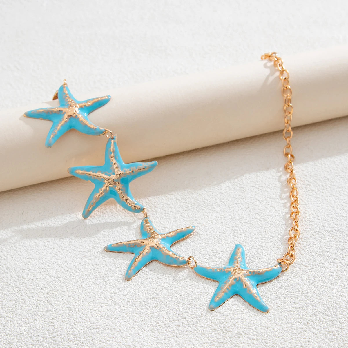 KunJoe Sexy Creative Beach Starfish Waist Chain for Women Bohemian Star Belly Chain Summer Body Jewelry Bikini Dress Belt New