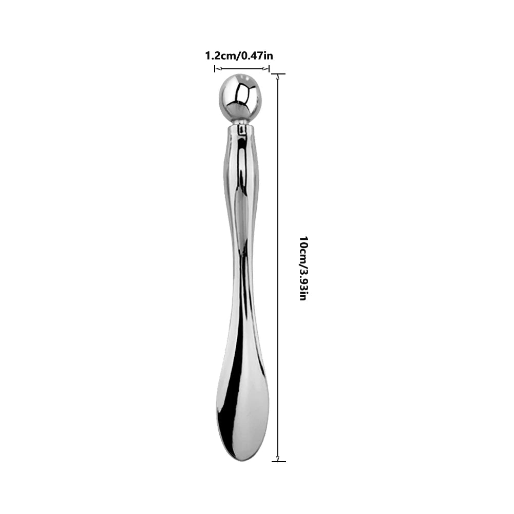 2in1 Mini Eye Massage Stick Face Lifting Massage Anti Cream Eye Pouch Dark Circles Spoon Applicator Facial Mixing Scoop Tool