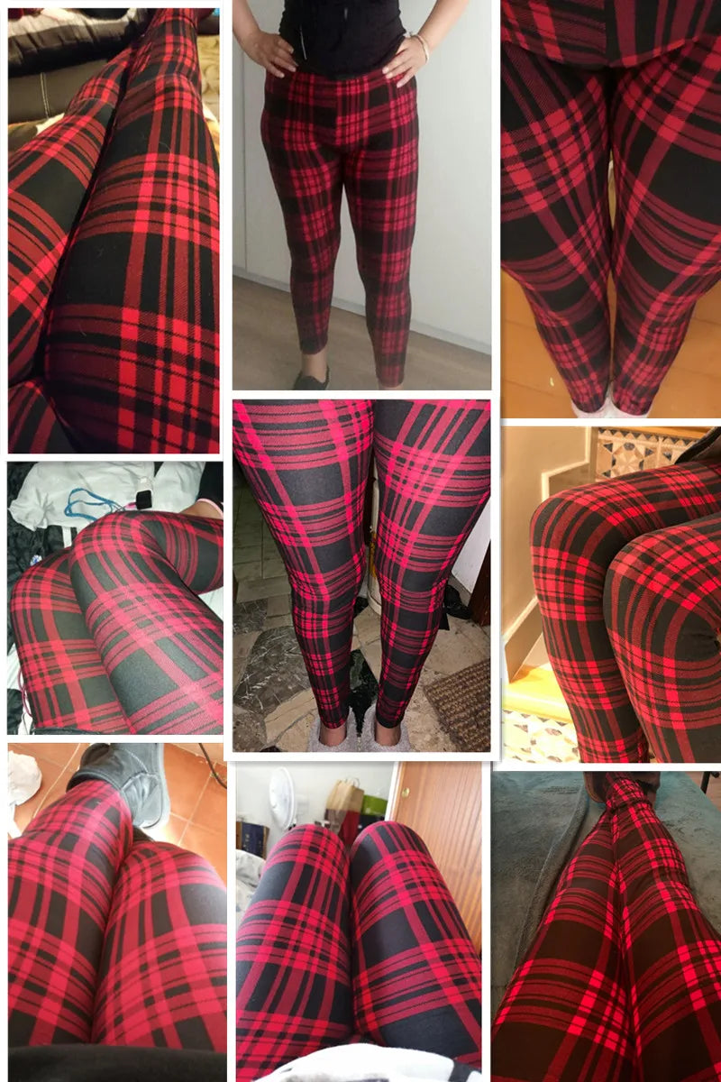Red White Heart Shaped Cute Sexy Women's Leggings With High Elasticity Sexy Tight Fit Casual Sports Fitness Yoga Pants