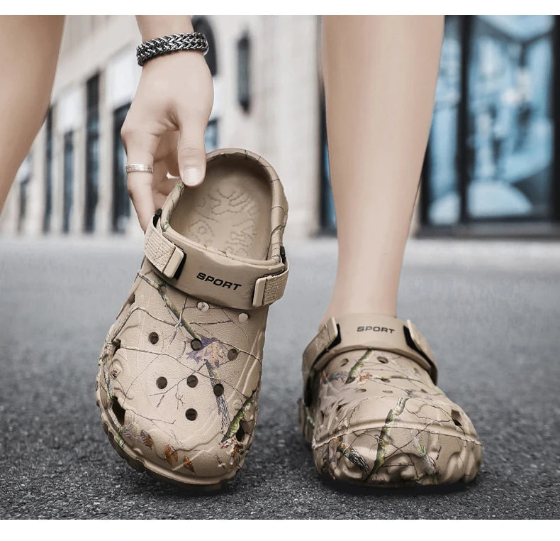 Men Shoes Slippers Men Garden Flat Sandals Platform Sandals Man Summer Sandals 2024 Male Sneakers Outdoor Flip Flops Home Clogs