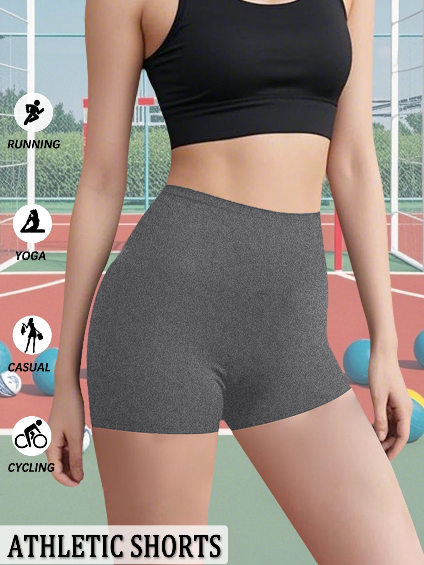 Biker Shorts For Women Super Soft No See Through Workout Yoga Running Cycling Push Up Gym Fitness Shorts Women's Activewear