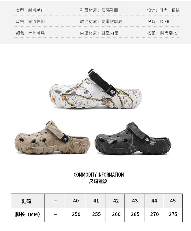 Men Shoes Slippers Men Garden Flat Sandals Platform Sandals Man Summer Sandals 2024 Male Sneakers Outdoor Flip Flops Home Clogs
