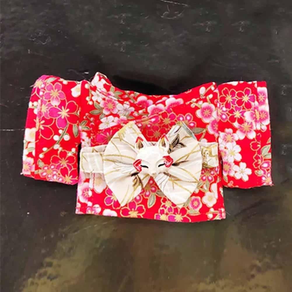Labubu Doll Outfit Big Into Energy Style 15cm V3 Traditional Kimono Clothes Set for Ropa Labubu