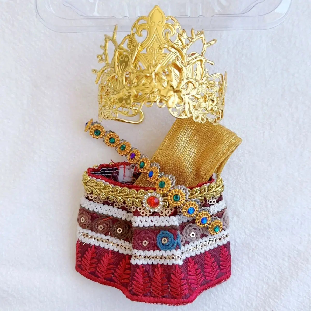 Thai clothing For Labubu big into energy V3 V1 V2 clothes with headband necklace For Ropa labubu doll