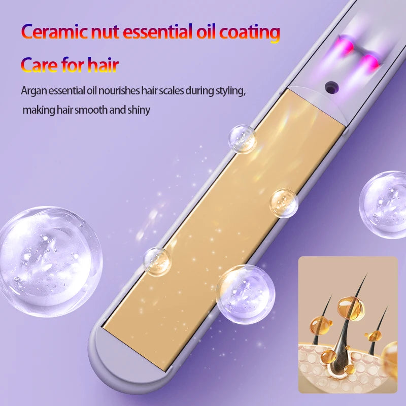 Women's Electric Hairbrush For Xiaomi Straight Hair Curly Hair 2 in 1 Negative Ion Hair Care 10 Seconds Quick Heating Hairbrush
