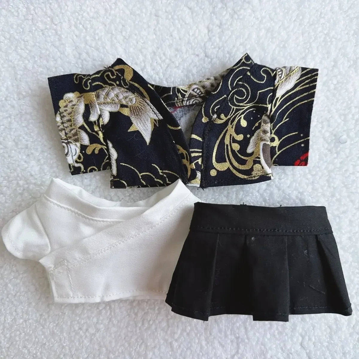 Labubu Doll Outfit Big Into Energy Style 15cm V3 Traditional Kimono Clothes Set for Ropa Labubu