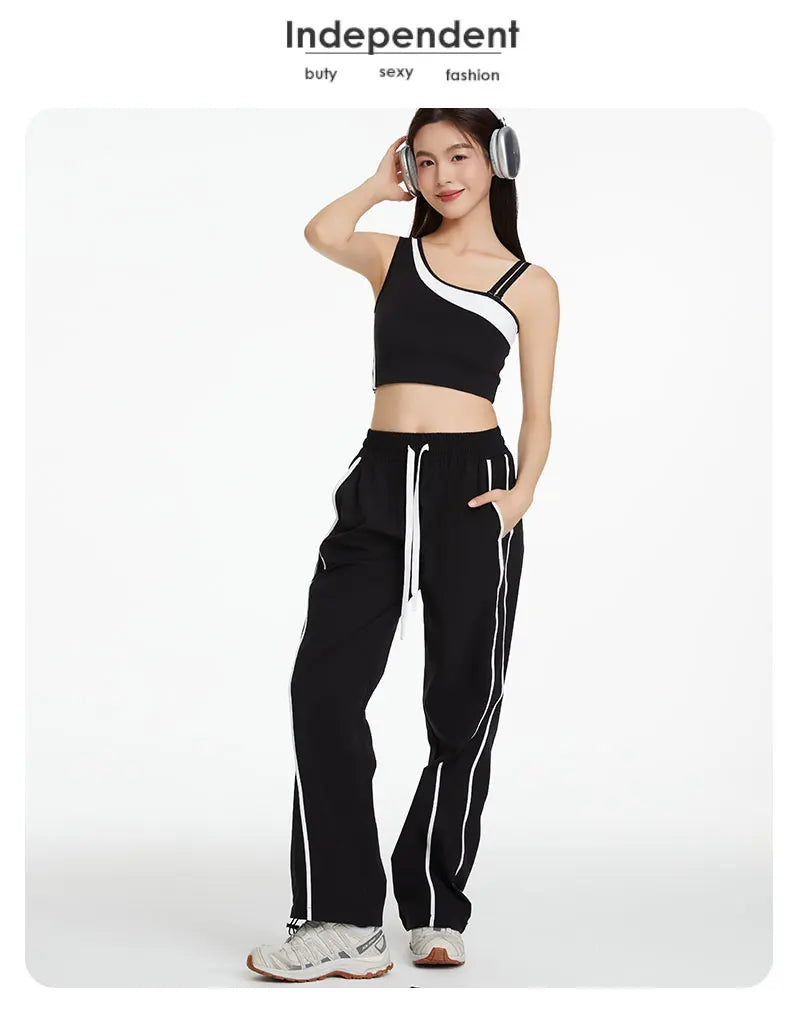 Sports Trousers Women Summer Cool Windproof Outdoor Mountaineering Loose Casual Wide-leg Pants Quick-drying Sun Protection Pants