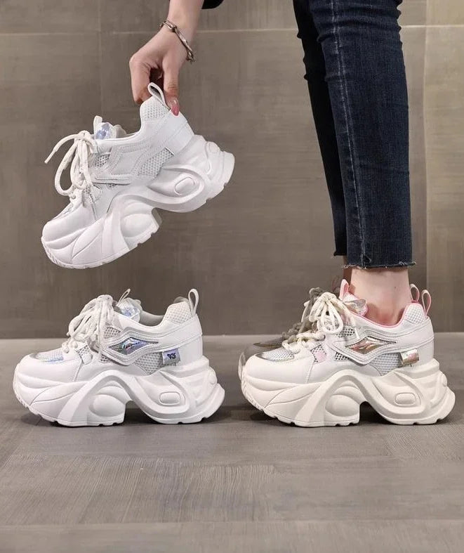 Trends 2025 Stylish Lace Up Athletic Shoes for Women Walking New In Deals Fashion Designer Luxury Light Woman Footwear On Sale