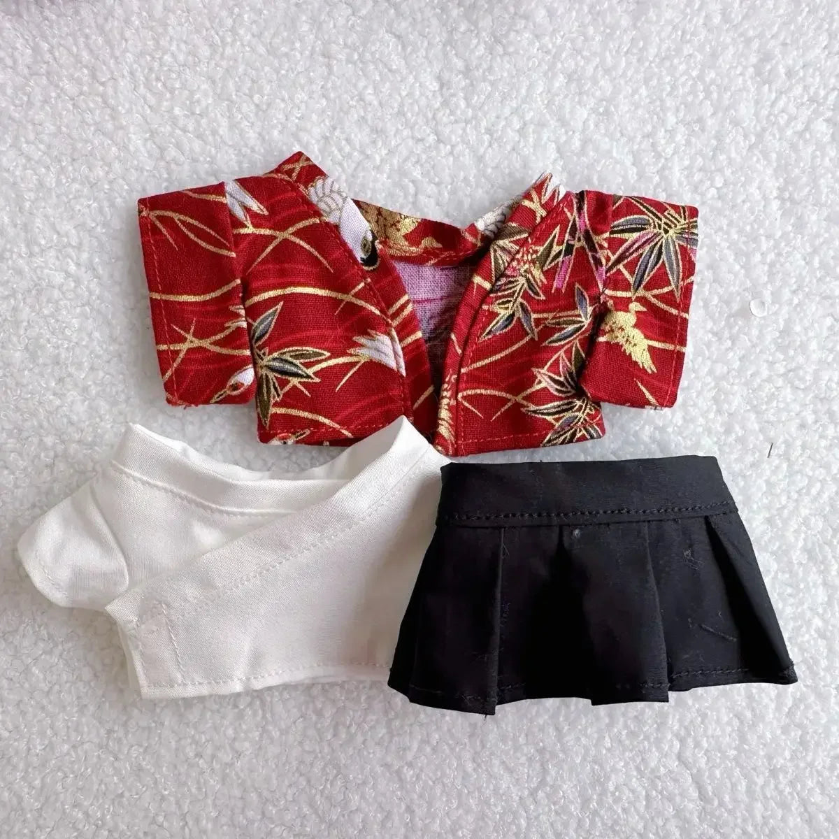 Labubu Doll Outfit Big Into Energy Style 15cm V3 Traditional Kimono Clothes Set for Ropa Labubu