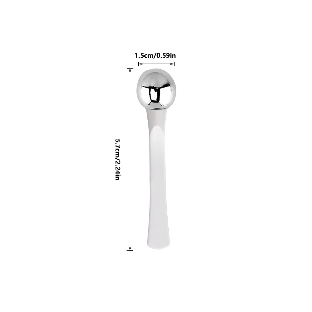2in1 Mini Eye Massage Stick Face Lifting Massage Anti Cream Eye Pouch Dark Circles Spoon Applicator Facial Mixing Scoop Tool