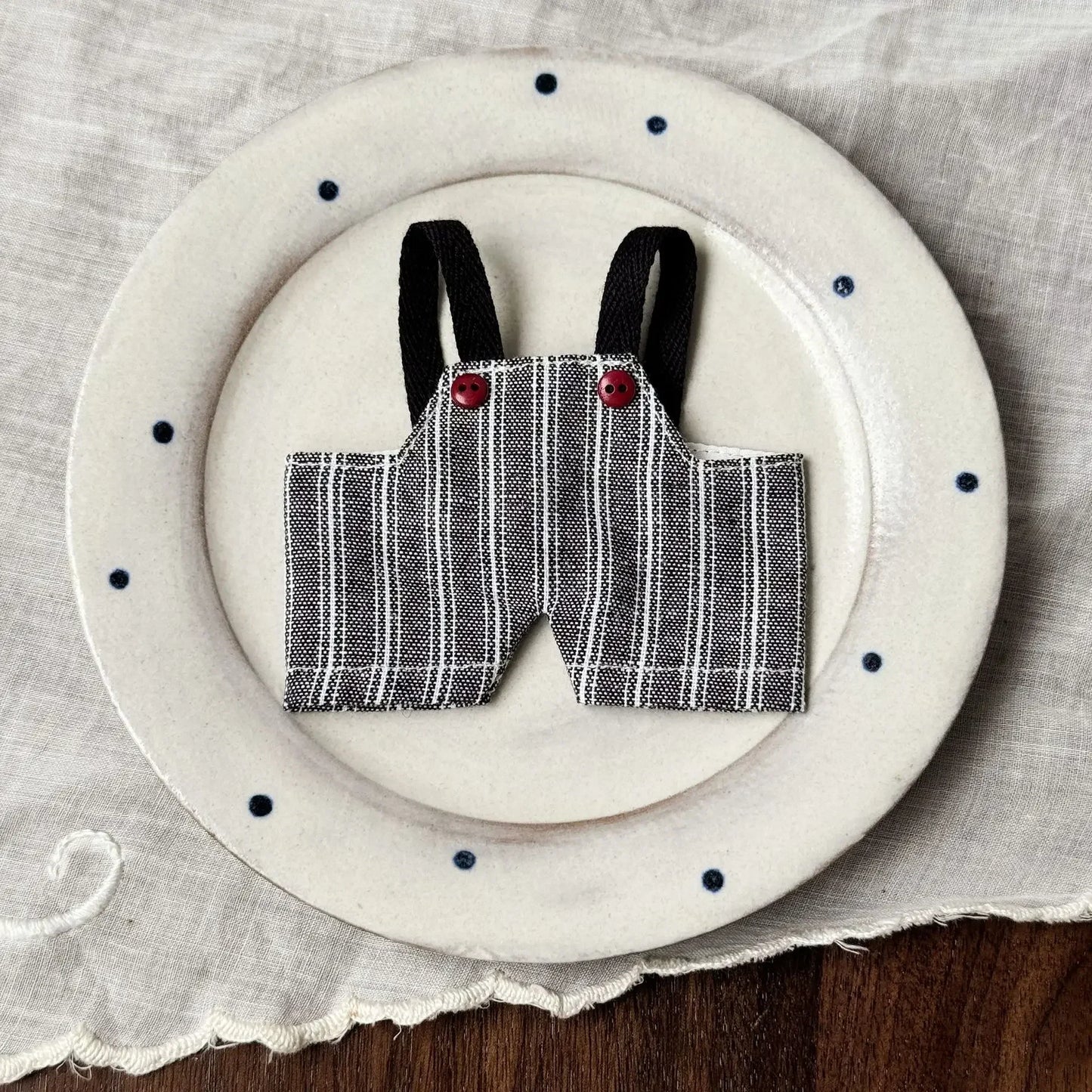 Retro Trend Camera Suit Pants Striped Overalls For labubu big into energy For Ropa labubu V3 V2 V1 doll clothes Accessories