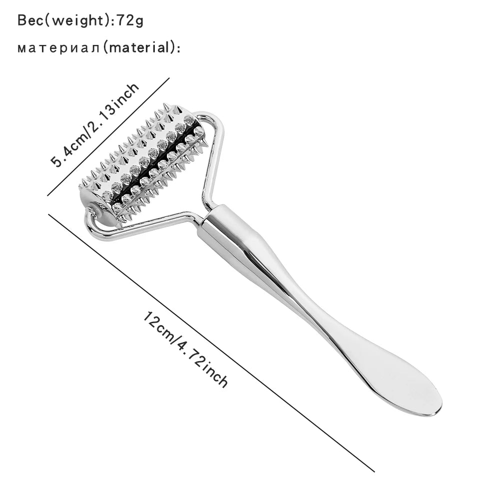 2in1 Mini Eye Massage Stick Face Lifting Massage Anti Cream Eye Pouch Dark Circles Spoon Applicator Facial Mixing Scoop Tool