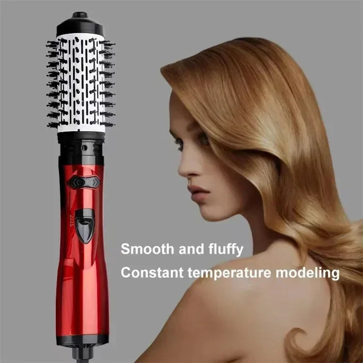 3 in 1 Rotating Hair Dryer Electric Comb Hair Straightener Brush Dryer Brush Hot Air Comb Negative Ion Hair Styler Comb