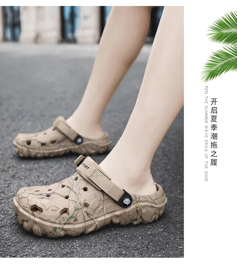 Men Shoes Slippers Men Garden Flat Sandals Platform Sandals Man Summer Sandals 2024 Male Sneakers Outdoor Flip Flops Home Clogs