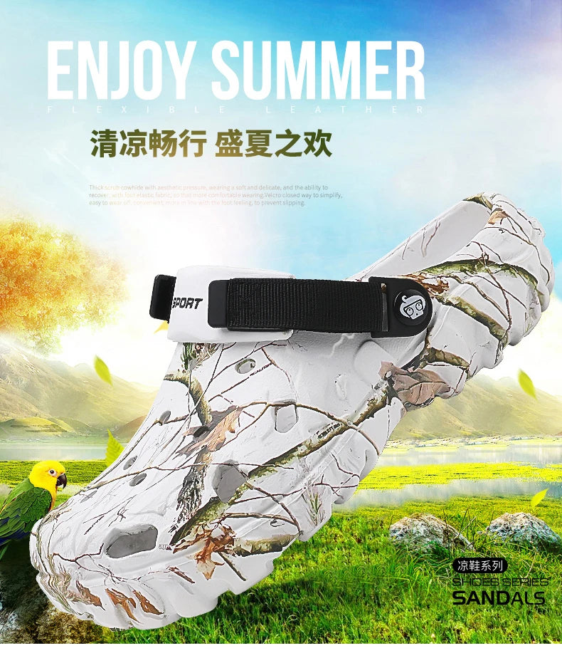 Men Shoes Slippers Men Garden Flat Sandals Platform Sandals Man Summer Sandals 2024 Male Sneakers Outdoor Flip Flops Home Clogs