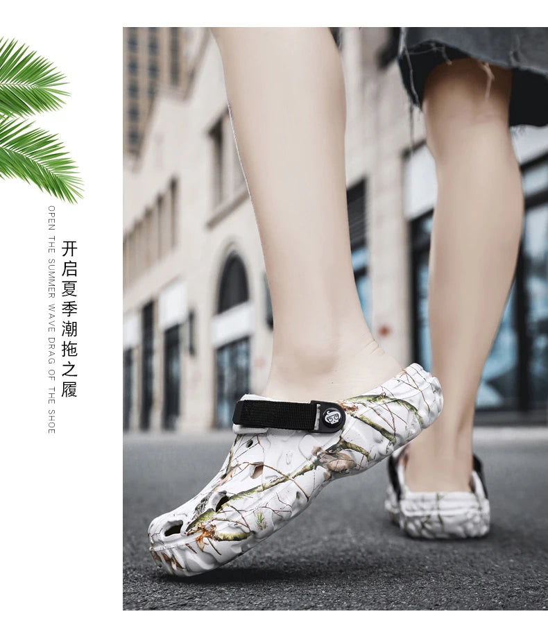 Men Shoes Slippers Men Garden Flat Sandals Platform Sandals Man Summer Sandals 2024 Male Sneakers Outdoor Flip Flops Home Clogs