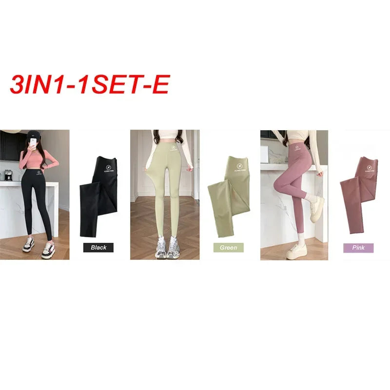 M-XL Shark pants women wear spring autumn winter thin high-waisted belly lift hip yoga Barbie tights small feet black leggings