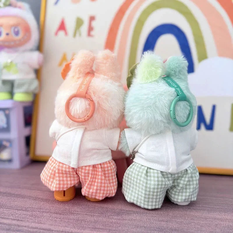 Labubu 3.0 Big Into Energy Doll Clothes 4-piece Set for Refreshing Summer Outfits Suitable for Ropa Labubu