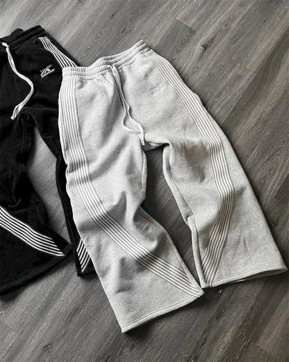 Y2k Embroidered Black Gray Casual Pants Camo Functional Tactical Functional Men's Women's Premium Jogging Drawstring Sweatpants
