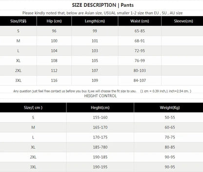 Autumn Winter Men/Women Fitness Workout Sweatpants Jogging Running Sweatpant Casual Comfortable Streetwear Men's Tracksuit Pant