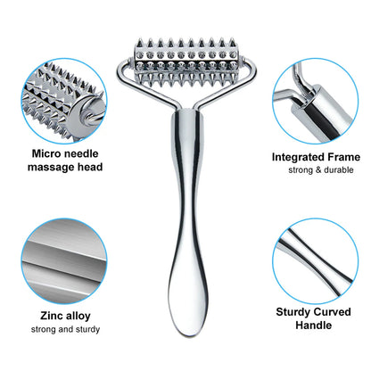 2in1 Mini Eye Massage Stick Face Lifting Massage Anti Cream Eye Pouch Dark Circles Spoon Applicator Facial Mixing Scoop Tool