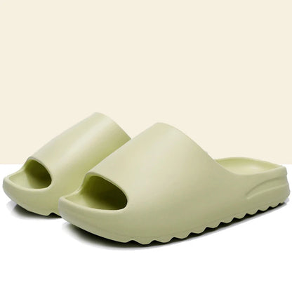 Kidmi Fashion Women Sandals Beach Flat Sandals Trendy brand EVA Sandals Summer 2024 Outdoor Casual House Sandals Bathroom Shoes