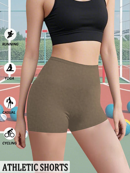 Biker Shorts For Women Super Soft No See Through Workout Yoga Running Cycling Push Up Gym Fitness Shorts Women's Activewear