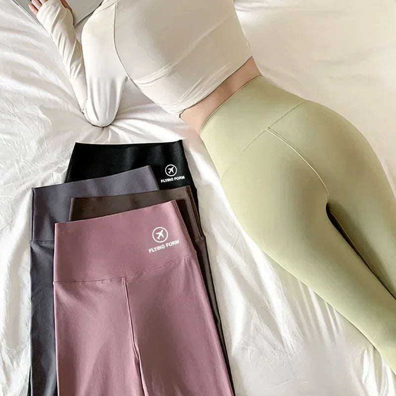 M-XL Shark pants women wear spring  autumn winter thin high-waisted belly lift hip yoga Barbie tights small feet black leggings