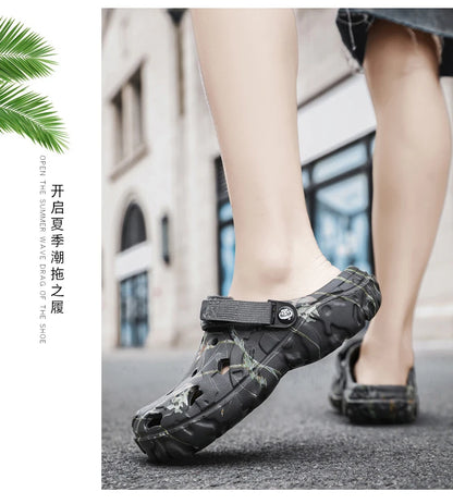 Men Shoes Slippers Men Garden Flat Sandals Platform Sandals Man Summer Sandals 2024 Male Sneakers Outdoor Flip Flops Home Clogs
