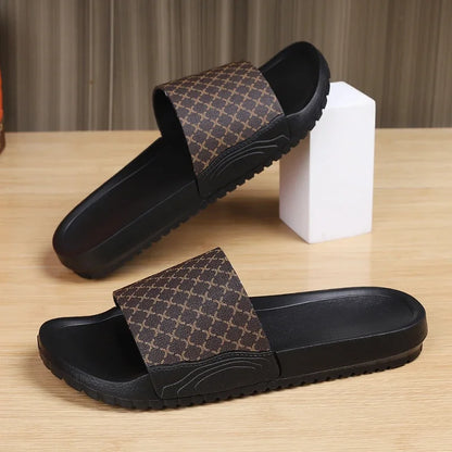 Genuine Mens Slipper for Men Eva Sole Slippers Walk Around Home Summer Man Slippers Luxury 2024 Summer Men's Sandals Slipers
