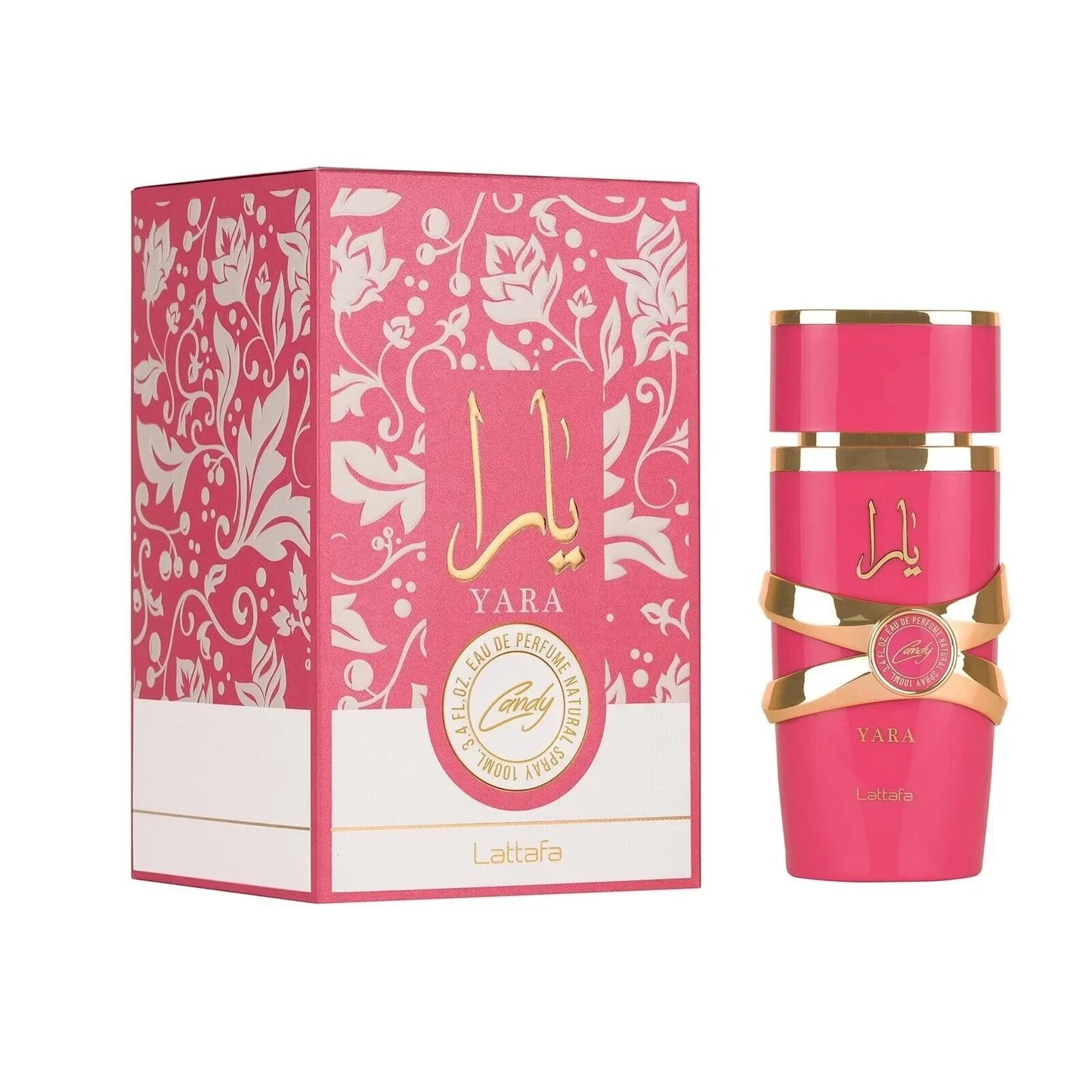Original Lattafa Yara Candy Eau de Parfum EDP Spray for Women Spray 3.4 oz / 100 ml NEW Long-lasting best gift