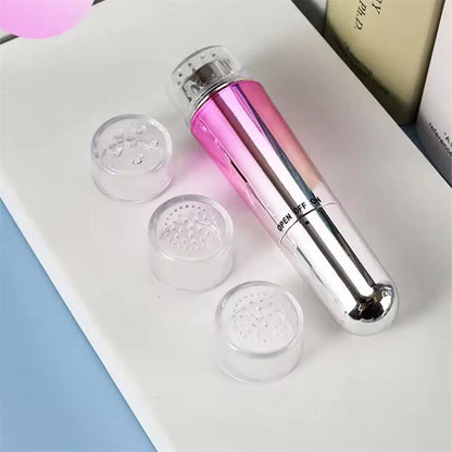 Mini Eye Massager – Electric Anti-Wrinkle & Anti-Aging Eye Massager for Dark Circles, with 4 Replaceable Heads