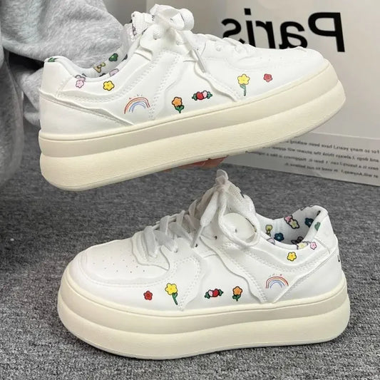 Stylish Light Trends 2025 Round Toe High on Platform Shoes for Women Designer Luxury Daily Routine New In 39 Woman Footwear Sale