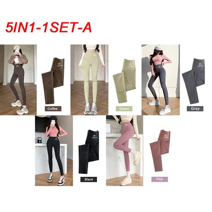M-XL Shark pants women wear spring  autumn winter thin high-waisted belly lift hip yoga Barbie tights small feet black leggings