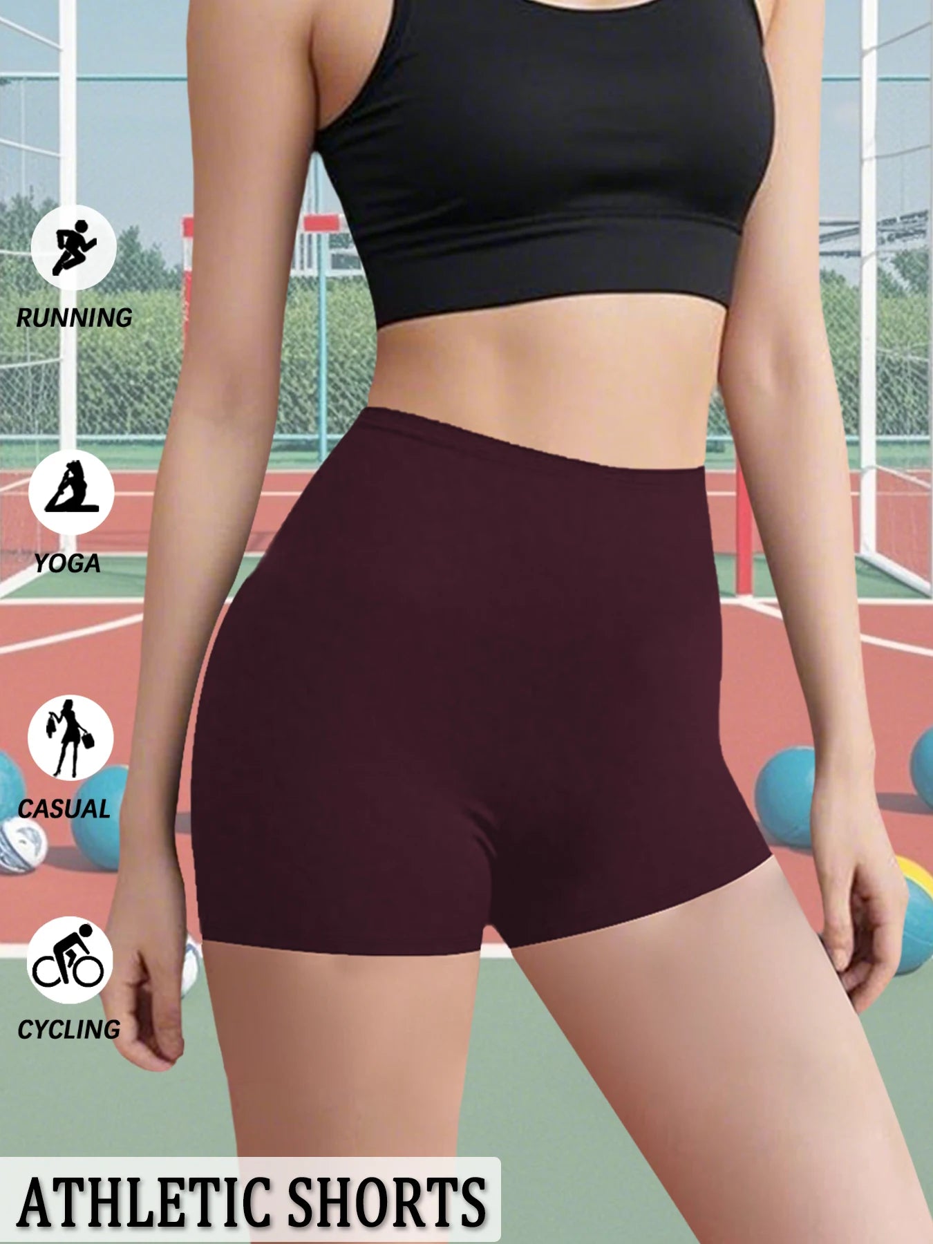 Biker Shorts For Women Super Soft No See Through Workout Yoga Running Cycling Push Up Gym Fitness Shorts Women's Activewear