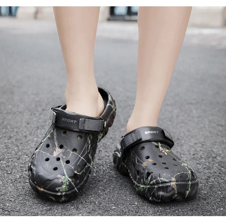 Men Shoes Slippers Men Garden Flat Sandals Platform Sandals Man Summer Sandals 2024 Male Sneakers Outdoor Flip Flops Home Clogs