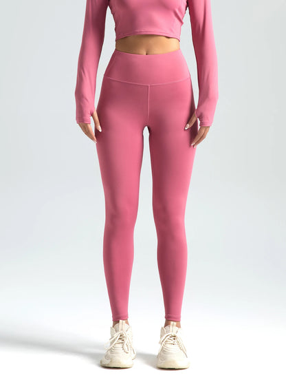 Women's Solid High Waist Sports Leggings,Breathable Comfortable Quick Drying SkinnyPants for Yoga Running, Ladies Sportswear for