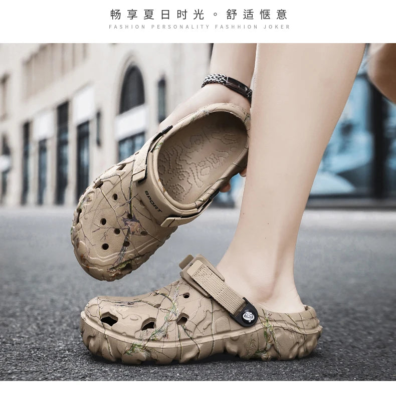 Men Shoes Slippers Men Garden Flat Sandals Platform Sandals Man Summer Sandals 2024 Male Sneakers Outdoor Flip Flops Home Clogs