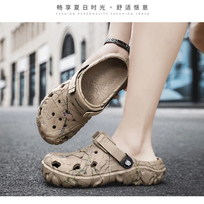 Men Shoes Slippers Men Garden Flat Sandals Platform Sandals Man Summer Sandals 2024 Male Sneakers Outdoor Flip Flops Home Clogs