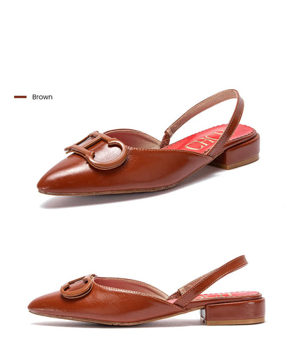 CHCH Women's Sandals 2024 New Black Pointed Flat bottomed loafers Simple Black Business Women's Shoes
