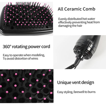 Hot Air Blow Dryer Brush Professional One Step Iron Electric Blow Dryer For Styling And Drying Blow Dryer Hair Dryer