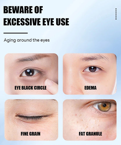EMS Pulse Micro-current Led Red Light Eye Care Therapy Device Eye Massager For Treatment Under Eye Wrinkle To Relieve Fatigue