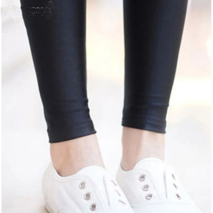 Women Seamless Leggings Elastic Slim Fit Tight Pants Female Solid Color Thin Style Workout Cropped Pants Sexy For Ladies