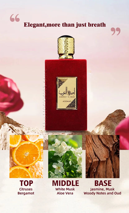 Lattafa Asdaaf Ameerat Al Arab Eau de Parfum Spray For Women Original High Quality Arabian Perfume Longlasting Attract Women Men