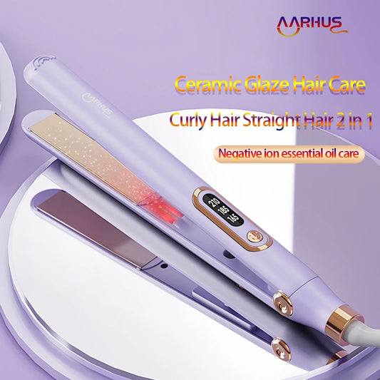 Women's Electric Hairbrush For Xiaomi Straight Hair Curly Hair 2 in 1 Negative Ion Hair Care 10 Seconds Quick Heating Hairbrush