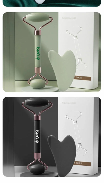 Roller & Gua Sha, Face Roller, Facial Roller Skin Care Tools Massager Resin Facial Massage For Face, Eyes, Neck, Body