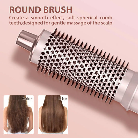 Hair Dryer 5-In-1 Electric Hair Comb Negative Ion Straight Curler Brush Blow Dryer Air Comb Hair Styling Tools Complete Set