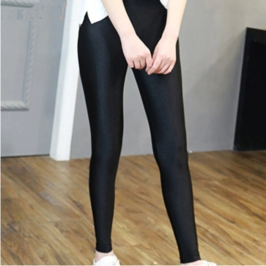 Women Seamless Leggings Elastic Slim Fit Tight Pants Female Solid Color Thin Style Workout Cropped Pants Sexy For Ladies
